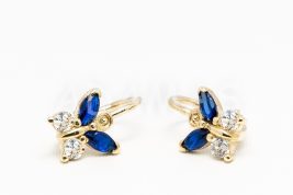 Detské náušnice zlaté AUNAUD000360