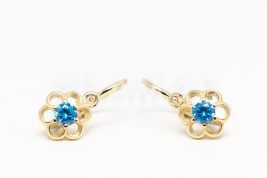 Detské náušnice zlaté AUNAUD000362