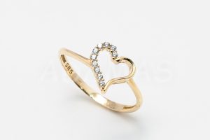 Pridané do zoznamu, Dámsky prsteň zlatý AUPD001139, cena <span class="woocommerce-Price-amount amount"><bdi>261,00&nbsp;<span class="woocommerce-Price-currencySymbol">&euro;</span></bdi></span>.