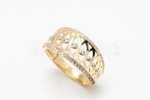 Pridané do zoznamu, Dámsky prsteň zlatý AUPD001153, cena <span class="woocommerce-Price-amount amount"><bdi>549,00&nbsp;<span class="woocommerce-Price-currencySymbol">&euro;</span></bdi></span>.