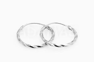 Pridané do zoznamu, Kruhové náušnice strieborné AGNAUK000447, cena <span class="woocommerce-Price-amount amount"><bdi>25,00&nbsp;<span class="woocommerce-Price-currencySymbol">&euro;</span></bdi></span>.