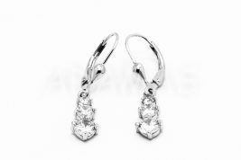 Visiace náušnice strieborné AGNAUV000171