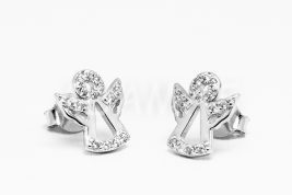 Napichovacie náušnice strieborné AGNAUN000762