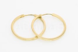 Kruhové náušnice zlaté AUNAUK000299