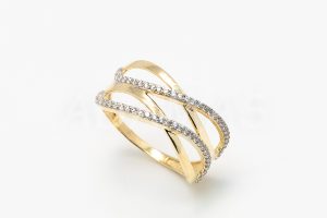 Pridané do zoznamu, Dámsky prsteň zlatý AUPD001188, cena <span class="woocommerce-Price-amount amount"><bdi>435,00&nbsp;<span class="woocommerce-Price-currencySymbol">&euro;</span></bdi></span>.