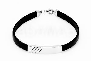 Pridané do zoznamu, Pánsky náramok strieborný AGNARP000187, cena <span class="woocommerce-Price-amount amount"><bdi>58,00&nbsp;<span class="woocommerce-Price-currencySymbol">&euro;</span></bdi></span>.