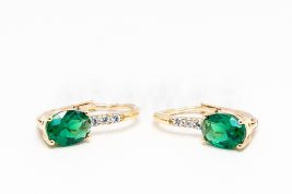 Patentové náušnice zlaté AUNAUP000315