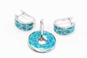 Pridané do zoznamu, Strieborná súprava AGSU000239, cena <span class="woocommerce-Price-amount amount"><bdi>155,00&nbsp;<span class="woocommerce-Price-currencySymbol">&euro;</span></bdi></span>.