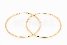 Kruhové náušnice zlaté AUNAUK000304