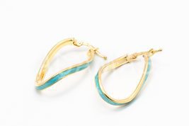 Kruhové náušnice zlaté AUNAUK000318