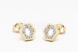 Napichovacie náušnice zlaté AUNAUN000355