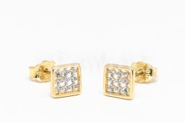 Napichovacie náušnice zlaté AUNAUN000356