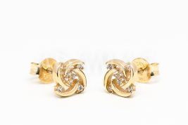 Napichovacie náušnice zlaté AUNAUN000358