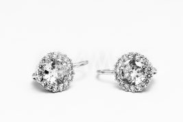 Patentové náušnice strieborné AGNAUP000406