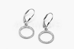 Pridané do zoznamu, Visiace náušnice strieborné AGNAUV000194, cena <span class="woocommerce-Price-amount amount"><bdi>34,00&nbsp;<span class="woocommerce-Price-currencySymbol">&euro;</span></bdi></span>.