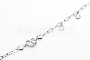 Pridané do zoznamu, Dámsky náramok strieborný AGNARDA000997, cena <span class="woocommerce-Price-amount amount"><bdi>55,00&nbsp;<span class="woocommerce-Price-currencySymbol">&euro;</span></bdi></span>.