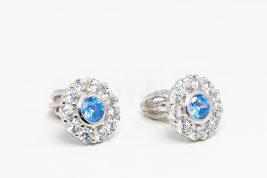 Balónikové náušnice strieborné AGNAUB000227