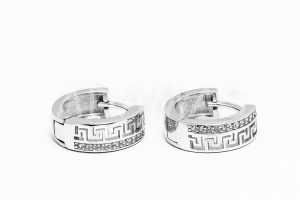 Pridané do zoznamu, Kruhové náušnice strieborné AGNAUK000504, cena <span class="woocommerce-Price-amount amount"><bdi>36,00&nbsp;<span class="woocommerce-Price-currencySymbol">&euro;</span></bdi></span>.