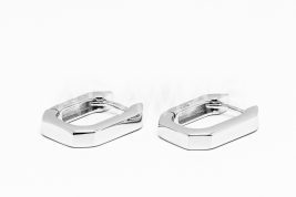 Kruhové náušnice strieborné AGNAUK000508