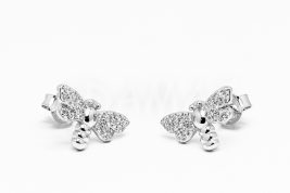 Napichovacie náušnice strieborné AGNAUN000797