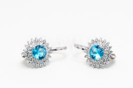 Patentové náušnice strieborné AGNAUP000428