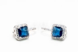 Patentové náušnice strieborné AGNAUP000436