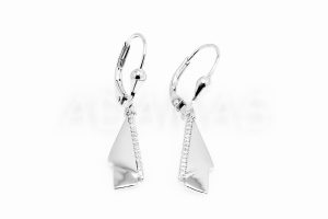 Pridané do zoznamu, Visiace náušnice strieborné AGNAUV000201, cena <span class="woocommerce-Price-amount amount"><bdi>40,00&nbsp;<span class="woocommerce-Price-currencySymbol">&euro;</span></bdi></span>.