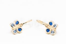 Detské náušnice zlaté AUNAUD000379