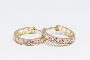 Pridané do zoznamu, Kruhové náušnice zlaté AUNAUK000329, cena <span class="woocommerce-Price-amount amount"><bdi>270,00&nbsp;<span class="woocommerce-Price-currencySymbol">&euro;</span></bdi></span>.