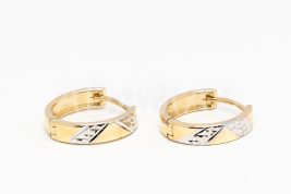 Kruhové náušnice zlaté AUNAUK000327