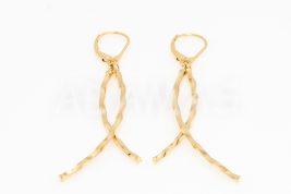 Visiace náušnice zlaté AUNAUV000150