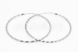Kruhové náušnice strieborné AGNAUK000520