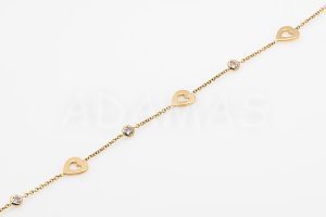 Pridané do zoznamu, Dámsky náramok zlatý AUNARDA000550, cena <span class="woocommerce-Price-amount amount"><bdi>405,00&nbsp;<span class="woocommerce-Price-currencySymbol">&euro;</span></bdi></span>.