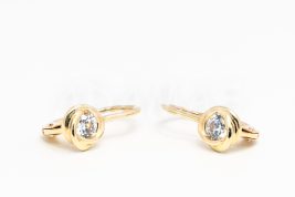 Patentové náušnice zlaté AUNAUP000324