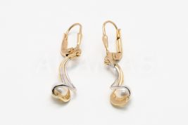 Visiace náušnice zlaté AUNAUV000155