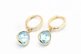 Visiace náušnice zlaté AUNAUV000154