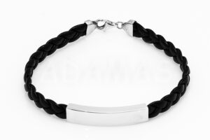 Pridané do zoznamu, Pánsky náramok strieborný AGNARP000214, cena <span class="woocommerce-Price-amount amount"><bdi>65,00&nbsp;<span class="woocommerce-Price-currencySymbol">&euro;</span></bdi></span>.