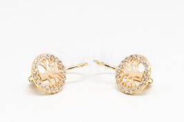 Patentové náušnice zlaté AUNAUP000331