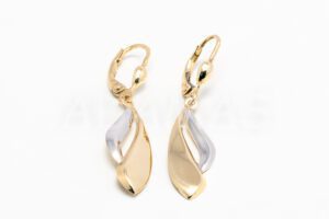 Pridané do zoznamu, Visiace náušnice zlaté AUNAUV000160, cena <span class="woocommerce-Price-amount amount"><bdi>360,00&nbsp;<span class="woocommerce-Price-currencySymbol">&euro;</span></bdi></span>.