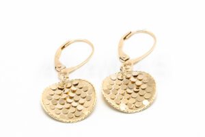 Pridané do zoznamu, Visiace náušnice zlaté AUNAUV000161, cena <span class="woocommerce-Price-amount amount"><bdi>477,00&nbsp;<span class="woocommerce-Price-currencySymbol">&euro;</span></bdi></span>.