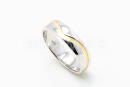 Svadobné obrúčky strieborné AGOV000076