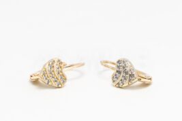 Patentové náušnice zlaté AUNAUP000337