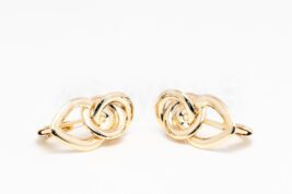 Patentové náušnice zlaté AUNAUP000342