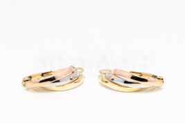 Patentové náušnice zlaté AUNAUP000346