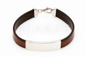 Pridané do zoznamu, Pánsky náramok strieborný AGNARP000229, cena <span class="woocommerce-Price-amount amount"><bdi>75,00&nbsp;<span class="woocommerce-Price-currencySymbol">&euro;</span></bdi></span>.