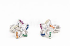 Balónikové náušnice strieborné AGNAUB000237