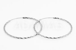 Kruhové náušnice strieborné AGNAUK000531