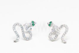 Napichovacie náušnice strieborné AGNAUN000826