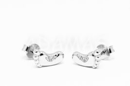 Napichovacie náušnice strieborné AGNAUN000827