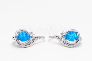 Pridané do zoznamu, Patentové náušnice strieborné AGNAUP000456, cena <span class="woocommerce-Price-amount amount"><bdi>45,00&nbsp;<span class="woocommerce-Price-currencySymbol">&euro;</span></bdi></span>.
